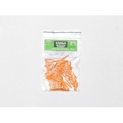 Wood wedges orange XS / Дървени клинчета оранжеви 